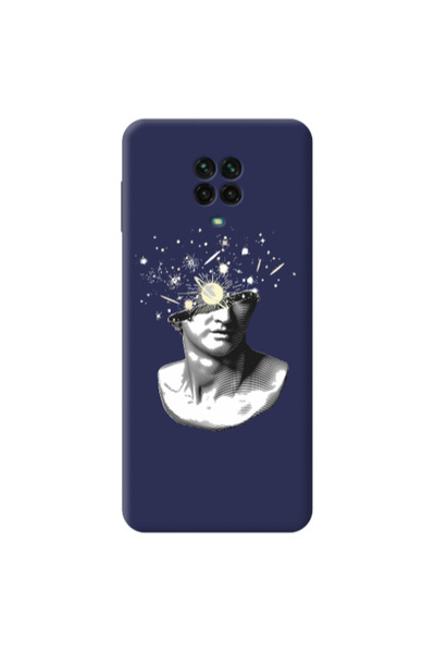 Other Xiaomi Redmi Note 9 Pro Space Statue Dark blue Colored Silicone TPU Θήκη