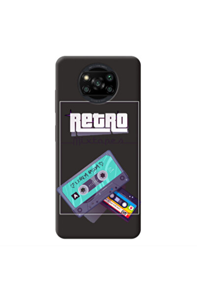 Other Xiaomi Poco X3 /X3 Pro Mixtapes Black Colored Silicone TPU Θήκη