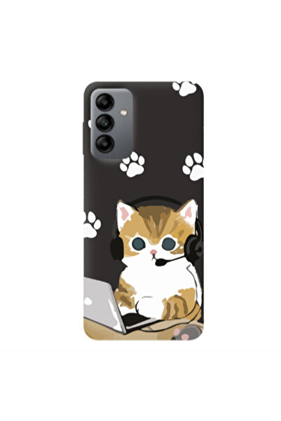 Other Samsung A04S Call Center Black Colored Silicone TPU Θήκη