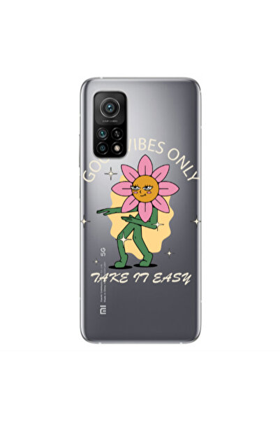 Other Xiaomi Mi 10T Pro Good Vibes Only Transparent Silicone TPU Θήκη