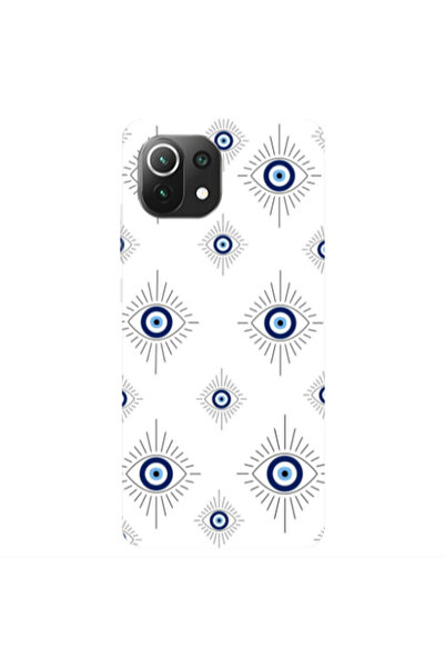 Other Xiaomi Mi 11 Lite Bright eye Light Purple Colored Silicone TPU Θήκη