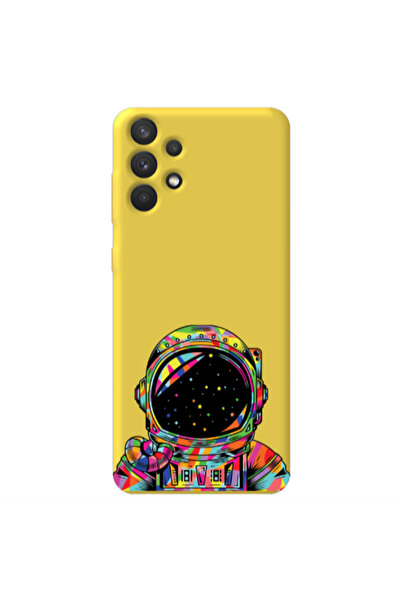 Other Samsung A32 4G Astronaut 209 Yellow Colored Silicone TPU Θήκη