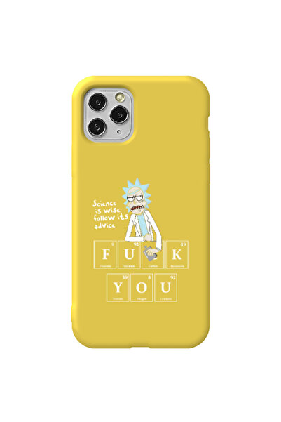 Other Apple iPhone 11 Pro Rick Scince is wise Yellow Colored Silicone TPU Θήκη