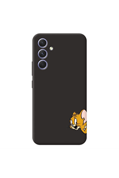 Other Samsung A56 Jerry 2 Black Colored Silicone TPU Θήκη