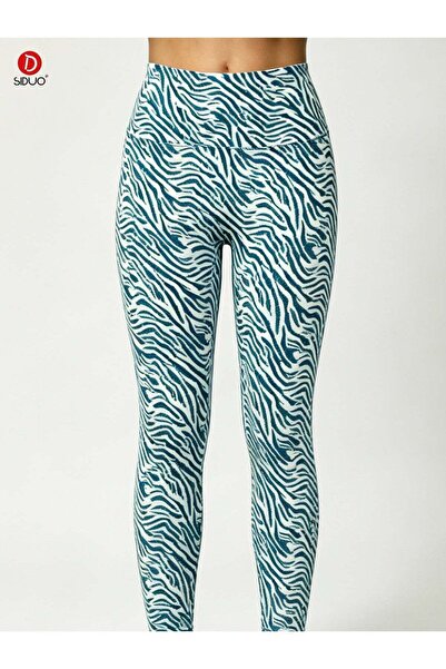 siduo YOGA Leggings Zebra Print, High Waist Stretch Yoga Pants for Sports & D...