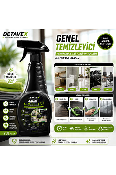 Genel Temizleyici 750 ml – Profesyonel Çok Amaçlı Temizleyici