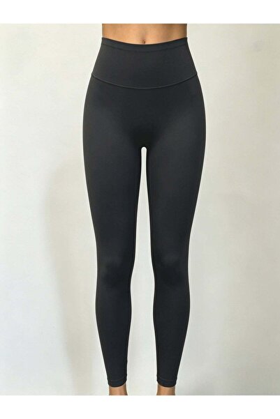 siduo Yoga Leggings, Grey High Waist Non-See-Through Modest Women, Tummy Cont...