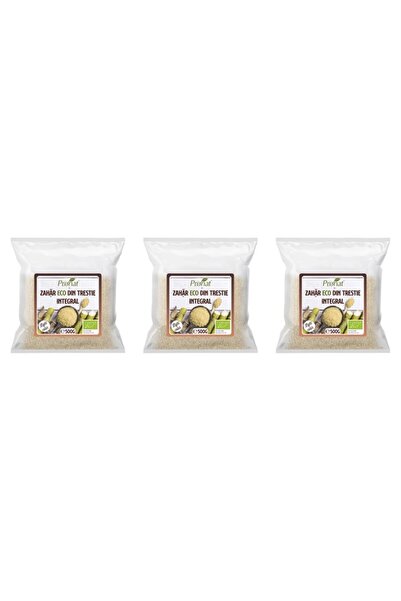 Pronat 3 x Zahar bio integral din trestie, Light, 500g