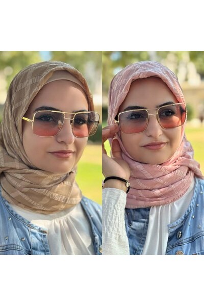ALDAIYR Jakarli Cotton Caz Scarf 120X 120