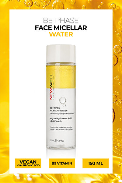 New Well Be-Phase Face Micellar Water Yellow | Yüz Makyaj Temizleme Suyu Sarı...