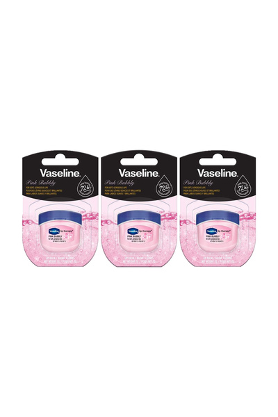 Vaseline Lip Therapy Pink Bubbly Dudak Balmı 7gr (3 Adet)