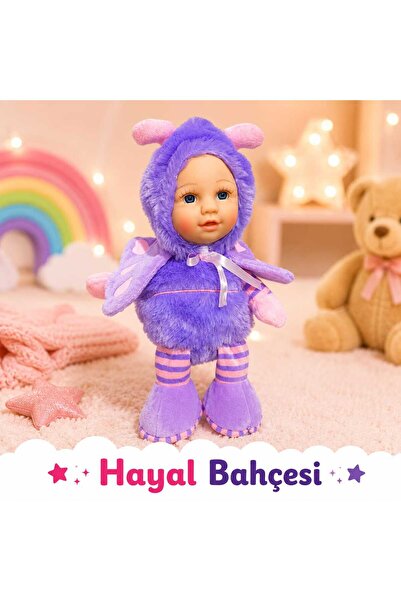 HAYALBAHÇESİ Kelebek Kıyafetli Bebek Peluş 25cm