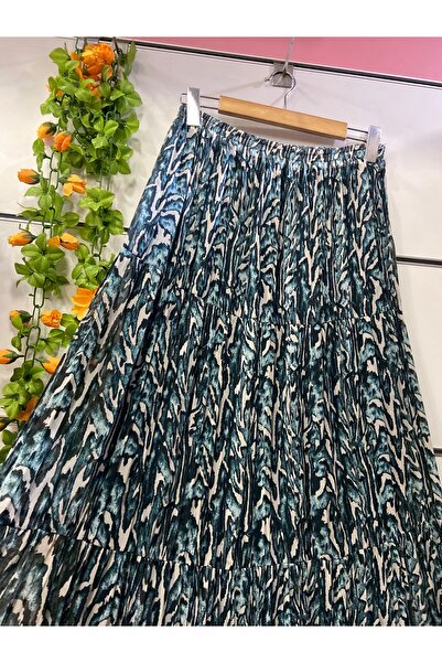 edu collection Patterned chiffon skirt lined