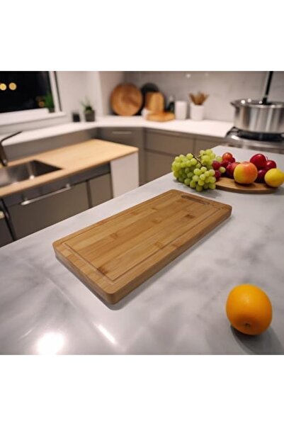 Yıldızan Albemo Thick Bamboo Cutting Board Antibacterial, Thick Washable Chop...