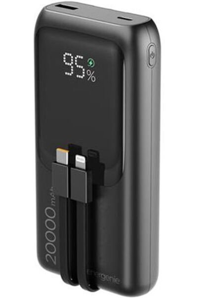 Energenie Γρήγορο Power Bank 20000mAh 20W με Θύρα USB-A και Θύρα USB-C Power ...