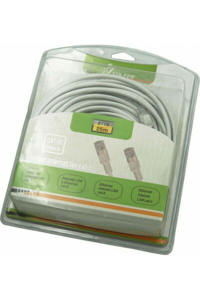 Other Καλώδιο Ethernet U/UTP Cat.5e 25μ Γκρι Κωδικός: TY-8778