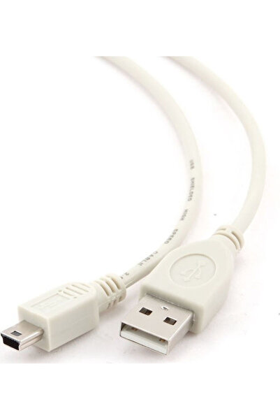 Cablexpert Καλώδιο USB 2.0 1,8μ A-αρσενικό σε mini B-αρσενικό Γκρι (CC-USB2-A...