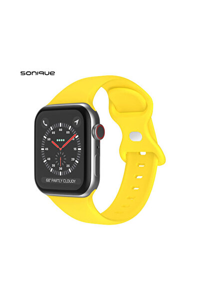 Other Λουράκι Sonique Butterfly Σιλικόνης Κίτρινο (Apple Watch 44/45/46mm/Ult...