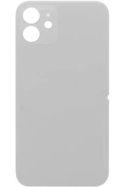 OEM Κάλυμμα μπαταρίας Apple iPhone 12 με μεγάλη οπή και λευκό λογότυπο
