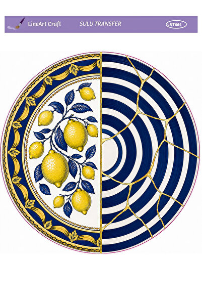 LİNEART Sulu Transfer No:LNT664-25x35cm
