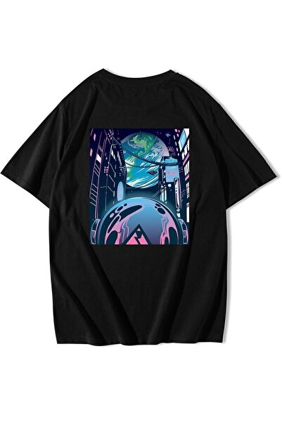 ZOKAWEAR Μπλουζάκι Unisex Oversize Cyberpunk City