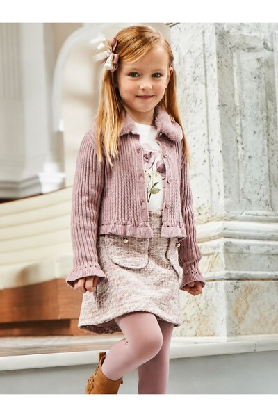 MAYORAL Girl's Tweed Skirt 2-10 Years Old Pink