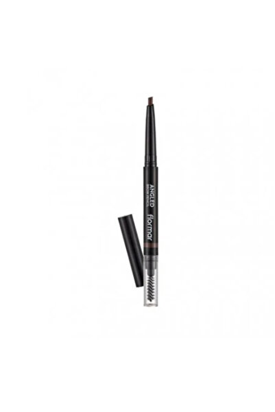 unkown Angled Brow Pencil with Brush-02 Light Brown