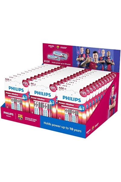 Philips Αλκαλική Μπαταρία AAA 1.5V Κωδικός: SXD6036MP/GRS