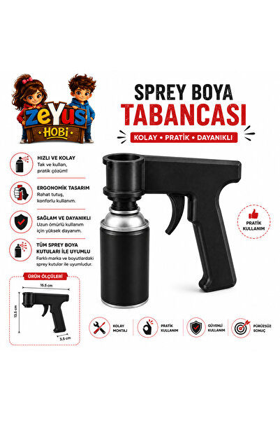 ZEYUS HOBİ Sprey Boya Tabancası Ergonomik