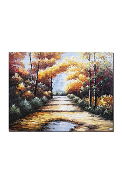 artnova Tablou peisaj din natura, Liniste deplina, 120x90cm ulei pe panza in ...