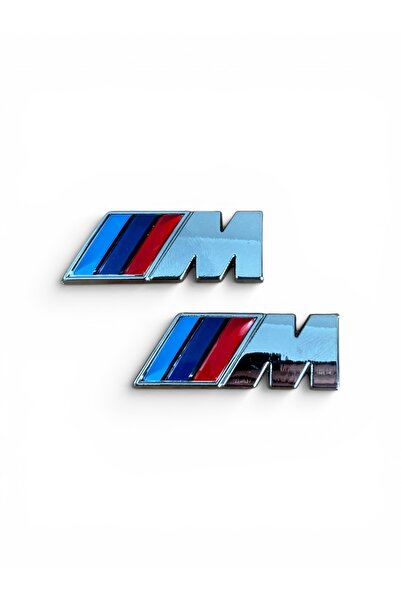 İKTUNING BMW YAN ÇAMURLUK VE BAGAJ ABS MALZEME M LOGO GÜMÜŞ ROZET ARMA AMBLEM...