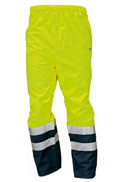 OEM Αδιάβροχο παντελόνι HI-VIS EPPING FLUOR ORANGE/NAVY BLUE XL