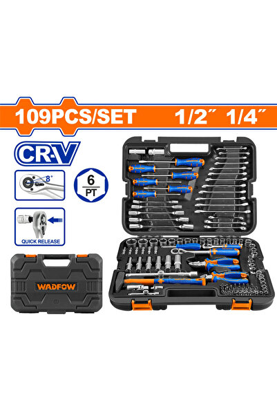 WADFOW 109 Pcs combination tools set
