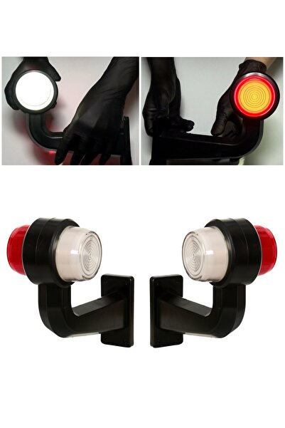 Flexzon Σετ Κόρνες Έντασης LED ΝΕΟΝ 12V / 24V IP68 Κόκκινο / Λευκό 191mm x 79...