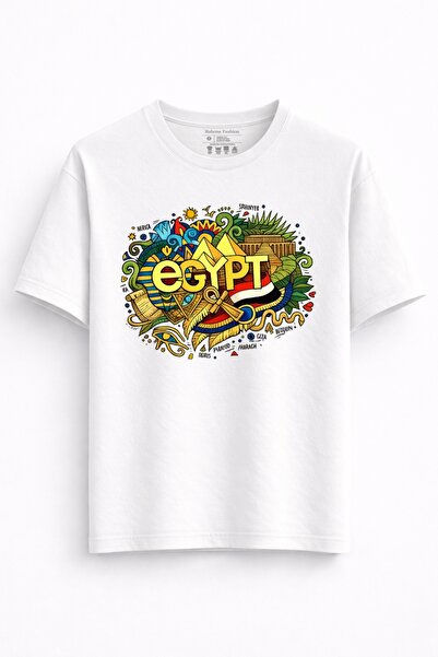 Rabona Fashion Egypt Cultural Mosaic T-Shirt