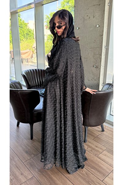 DAR ALSALAAM Abaya Trend Cloche Lace Wrap Suitable for All Seasons