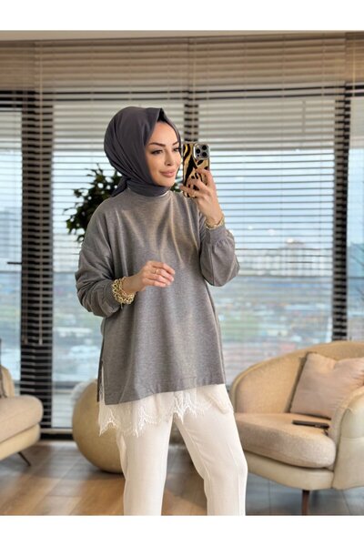 Merwishop Mrw1793 Loli Sweat Gray