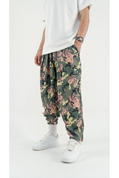 Gerusta Men's Comfortable Summer Pants with Elastic Waist