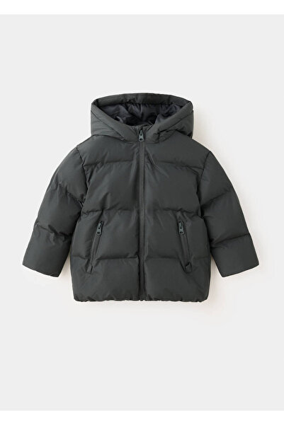 MANGO Baby Kapüşonlu kapitone anorak