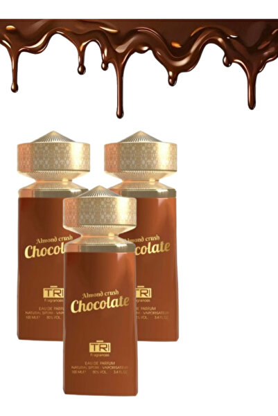 trı 3 Pieces Almond Crush Choclate Perfume 100ML