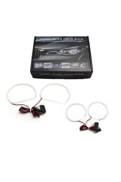 OEM Δαχτυλίδια Angel Eyes για BMW X5 E53 (1999-2007) LED - με ματ επίστρωση -...