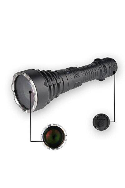 All About Army Επαναφορτιζόμενος Φακός LEP LaserBeam Mini Με Ακτίνα Δράσης 2....
