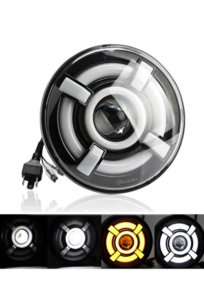 Flexzon Προβολέας LED Γενικής Χρήσης 7 ιντσών 18 εκ. 9V - 32V Χαμηλή και Υψηλ...