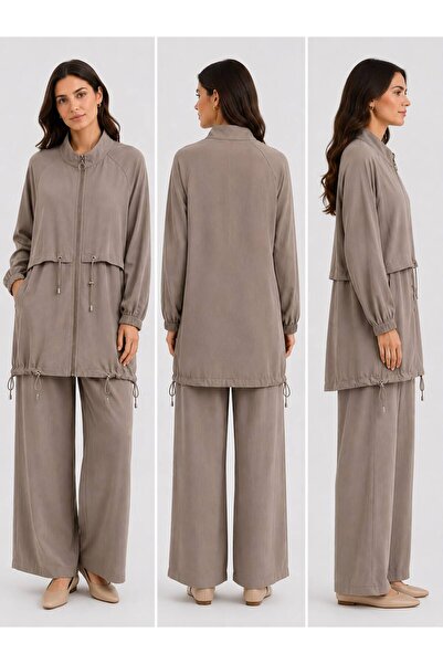 PAYİNİ 550-113 Women's Windproof Detailed Tight-Footed Suit