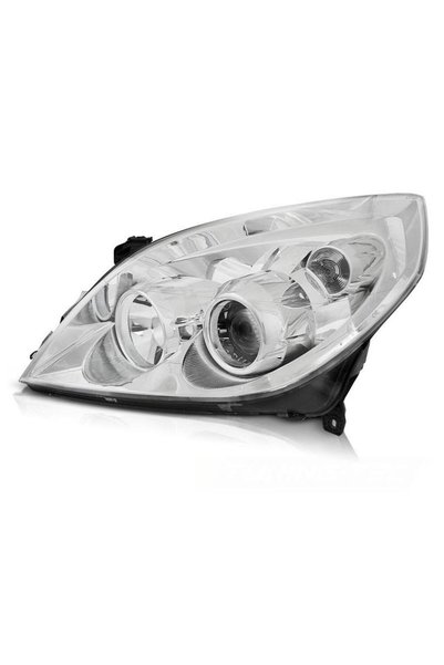 TYC Εμπρός Αριστερός Προβολέας Για Opel Vectra C Facelift 05-08 H7/H1 Χρωμιωμ...