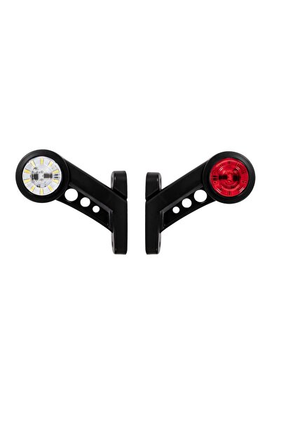 Flexzon Σετ Κόρνες Ήχου LED 12V / 24V IP66 Κόκκινο / Λευκό με Περιστρεφόμενο ...