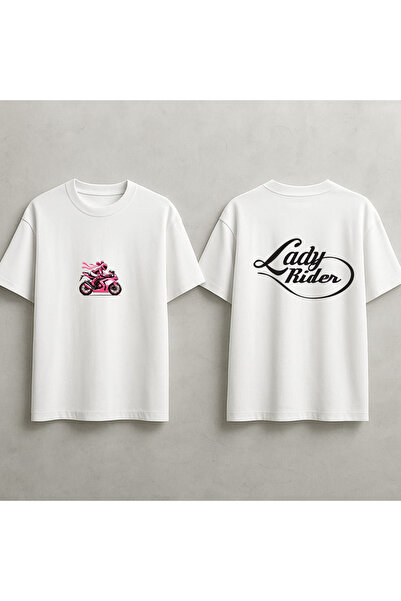 MAGORS Oversize Biker Club Back Printed Premium Unisex T-Shirt