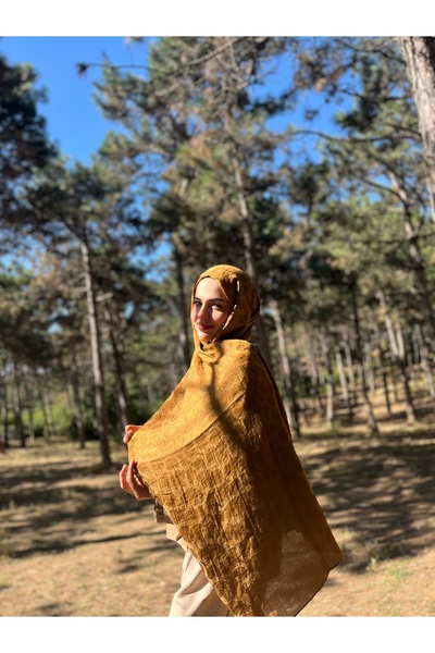 Duyguscarfs Zincir Desen Ayrobin Şal