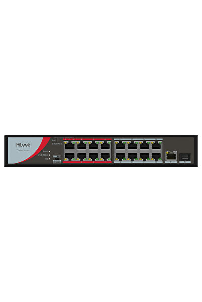 Universal Hilook Ns-0318P-130 16 Port 10/100 16 Port Poe+ 1 Port Uplink+ 1 Sf...