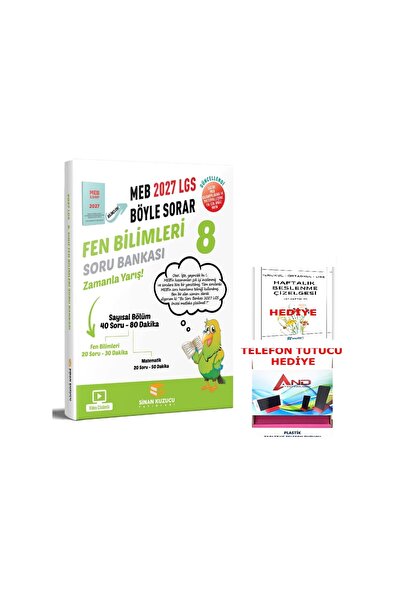 SİNAN KUZUCU YAYINLARI 2026-2027 Müfredat 8 Sınıf Fen Bilimleri LGS 2027 MEB ...
